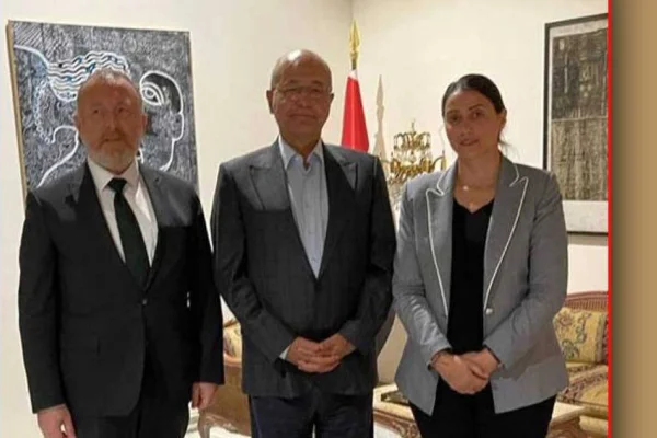 Temelli ve Uca Irak Cumhurbaşkanı'yla görüştü