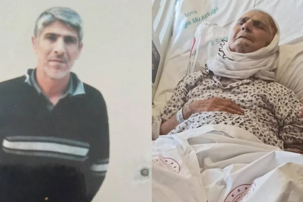 Tutsak oğlunu göremedi