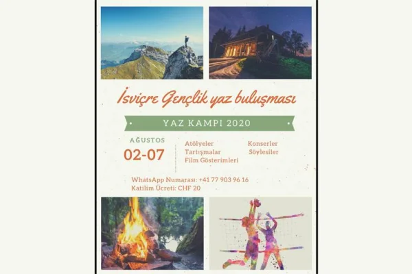 İsviçre’de gençler yaz kampında buluşuyor