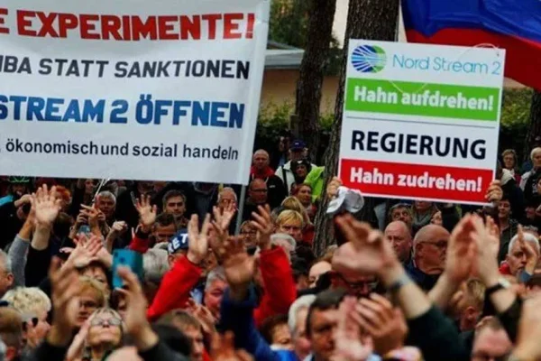Almanya'da zamlara protesto