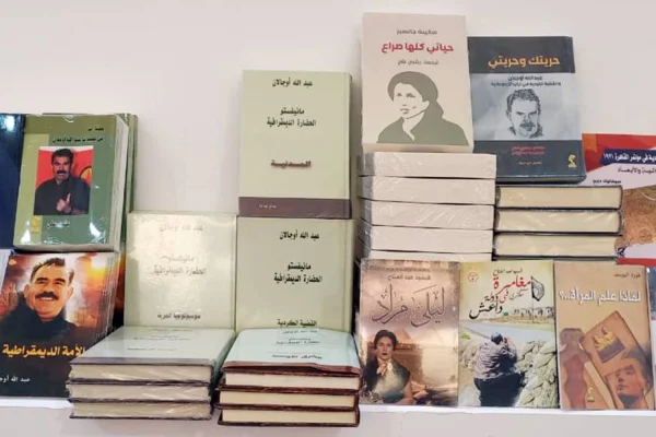 Öcalan kitapları Bingazi Kitap Fuarı’nda 