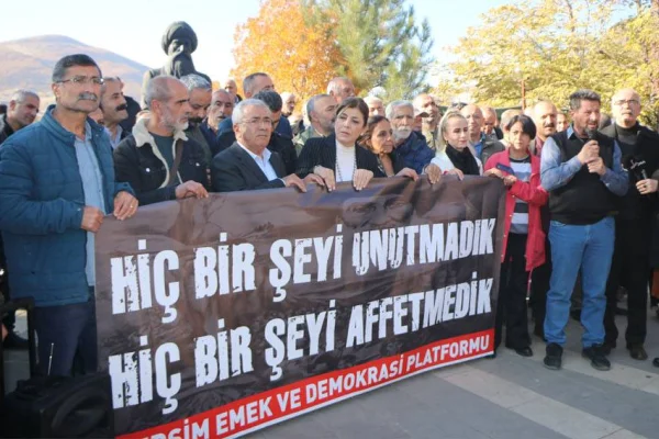 Seyîd Rıza ve arkadaşları anıldı