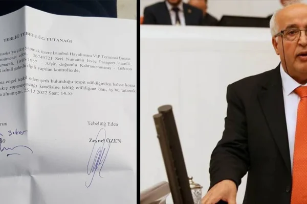 Milletvekiline yurt dışı yasağı