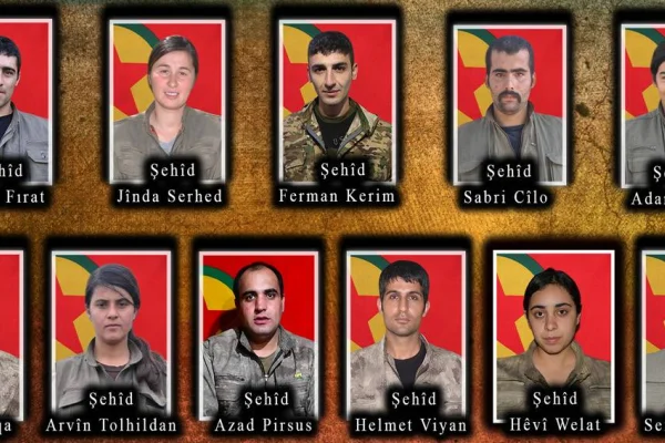 11 gerilla kimyasalla şehit düştü