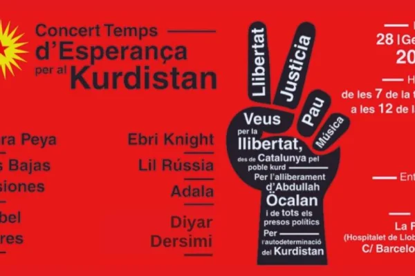 Barcelona’da Öcalan konseri
