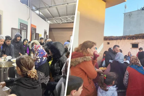 Amed esnafından ücretsiz yemek