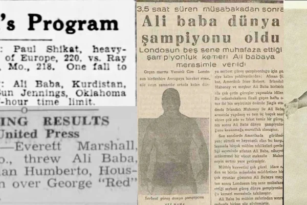 Kürdistan'ın serbest güreş dünya şampiyonu: Ali Baba