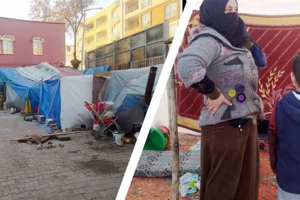 Hem savaş hem deprem mağduru