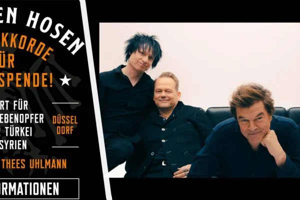 Die Toten Hosen depremzedeler için sahne aldı  
