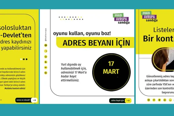 Seçim maratonu başladı, önce kayıt