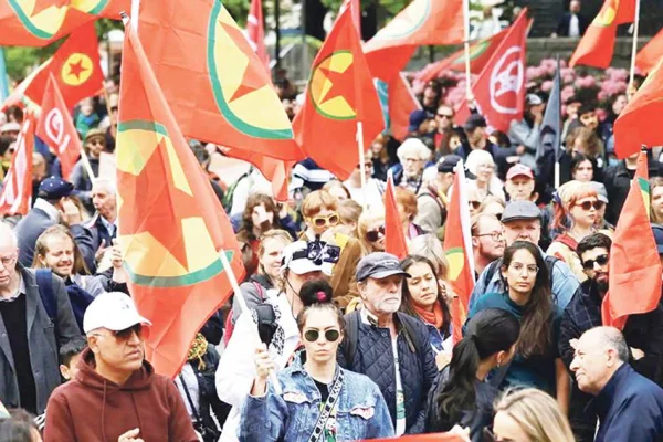 Stockholm’de ‘Erdoğan’ protestosu