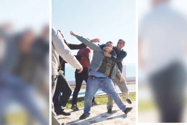 Darp edilen gazeteciye hapis