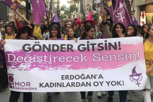 Mor Dayanışma'ya gözaltı