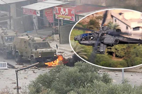 İsrail Cenin’de Apache kullandı