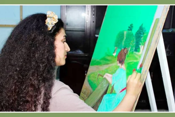 Sanat atölyesinde hayallerini gerçekleştiriyorlar