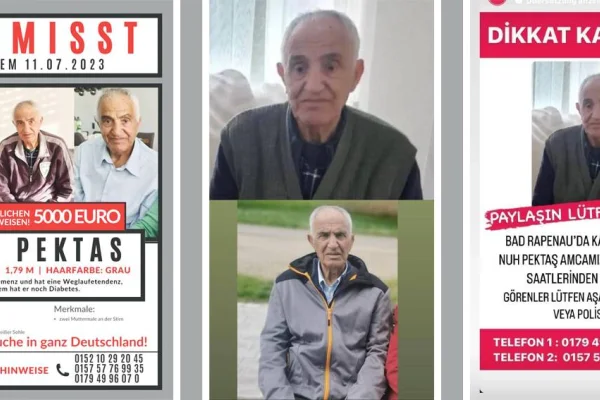 Alzheimer hastası Pektaş kayıp