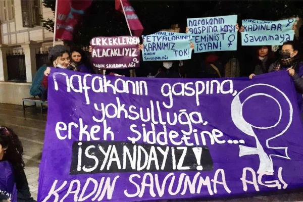 Nafaka kesimi üzerinden kadına tehdit