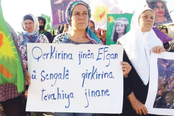 Rojava'dan tüm ezilen kadınlara