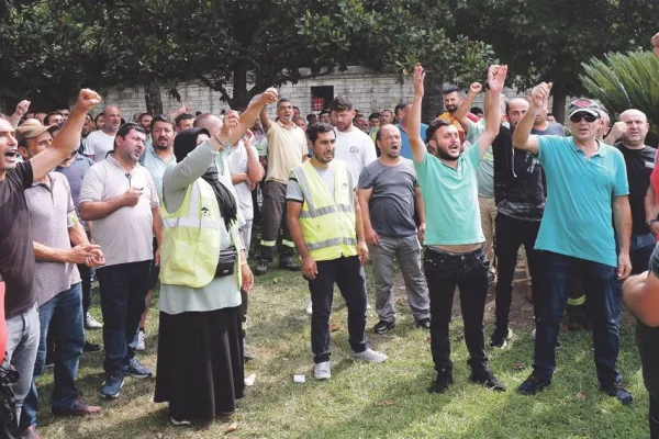 Bize ekmek yoksa size huzur yok!