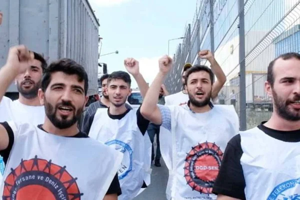 Trendyol işçisi eylemde