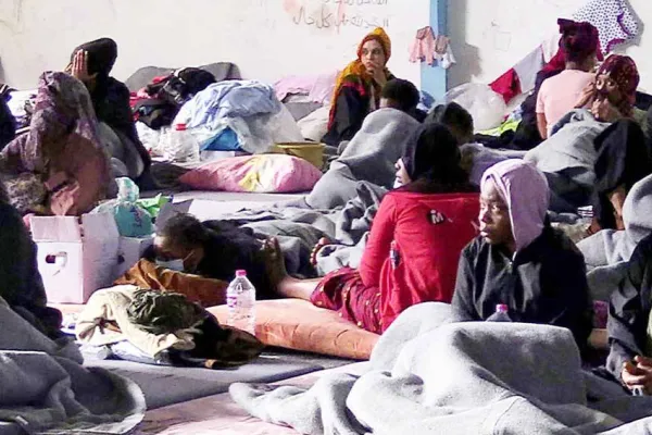 Libya’daki mülteci merkezinden tüyler ürperten görüntü
