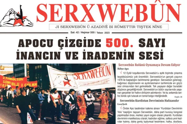 Serxwebûn yolculuğu: 500. sayı
