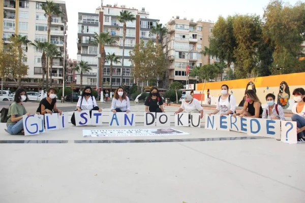 Mersin’de Gülistan Doku eylemi 