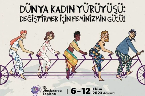 ‘Değiştirmek için feminizmin gücü’ne yasak!