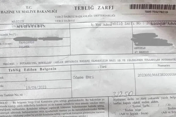 Tutsağın ailesine yemek faturası