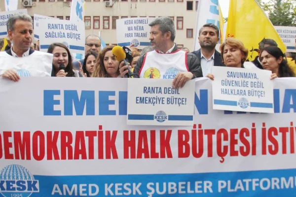 Emekçilerden bütçe protestosu