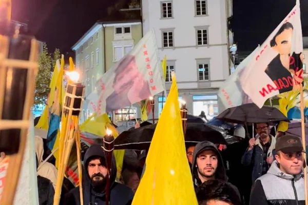 Winterthur’da meşaleli yürüyüş