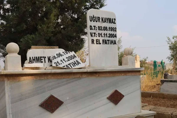 Kaymazların mezarına yine saldırı