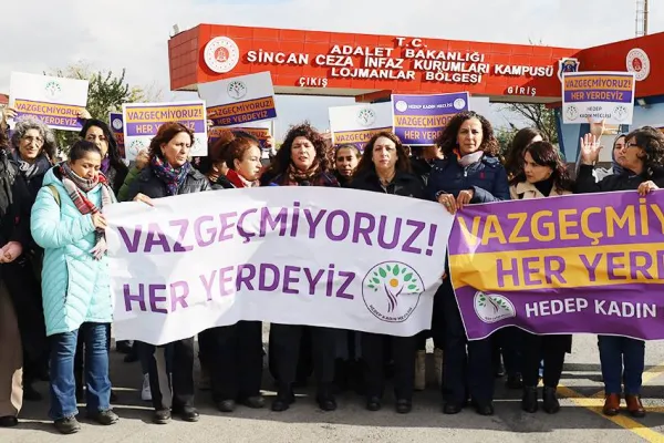 Sincan Cezaevi önünde 25 Kasım startı