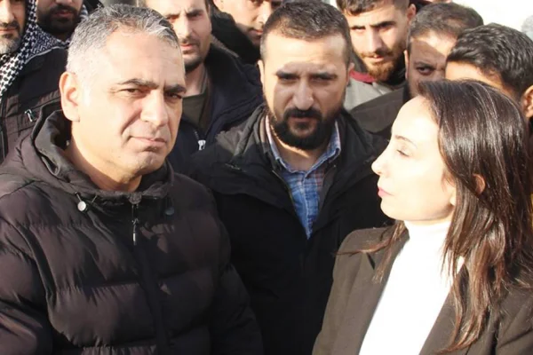 Direnişteki işçilere ziyaret