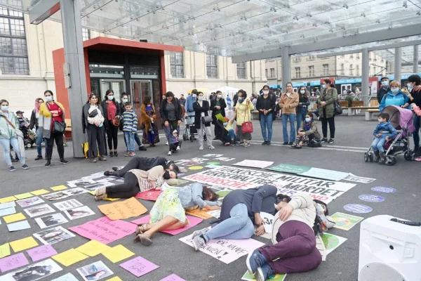 Bern’de tecavüz saldırıları protesto edildi