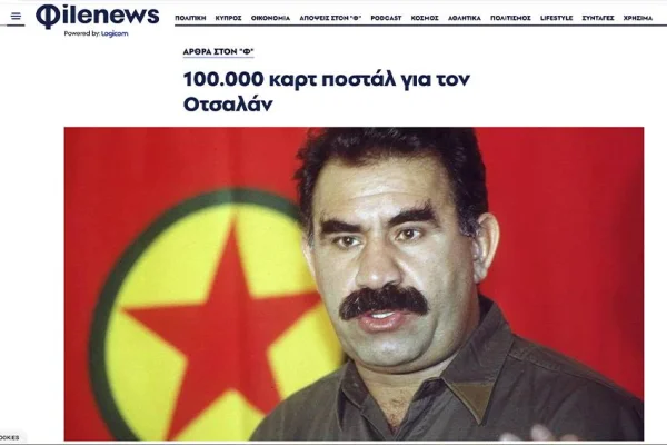 Phileleftheros yazdı: Öcalan’a 100 bin kartpostal
