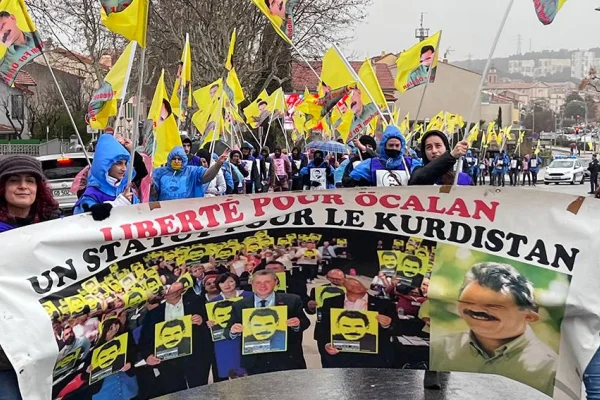 Güney Fransa’da yürüyüş
