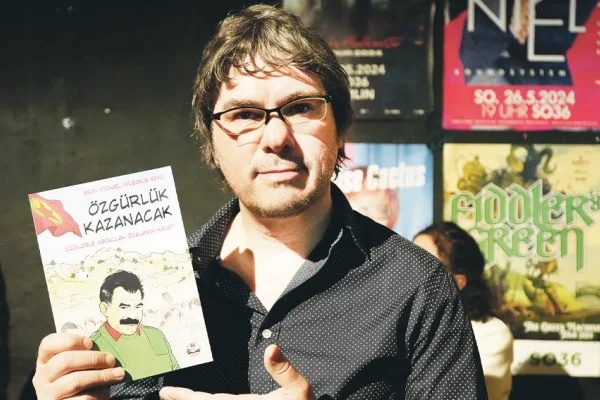 Çizgilerle Öcalan'ın serüveni