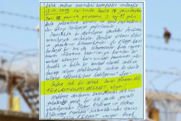 17 yaşındaki Ali'ye ağırlaştırılmış müebbet