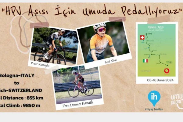 HPV için pedal çevirecekler