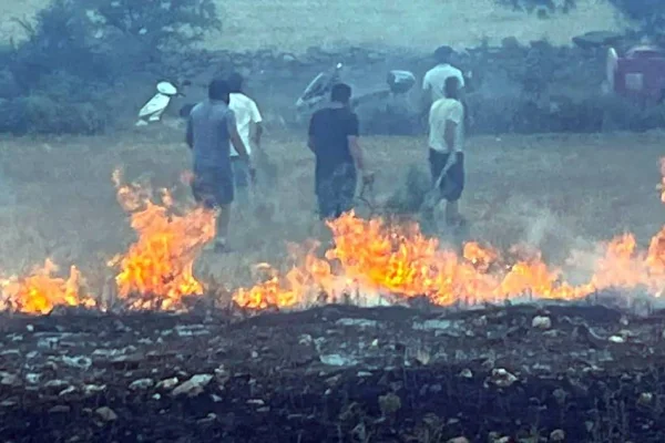 Bir yangın aynasında bölge gerçeği