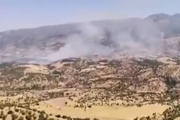 Türk ordusu köyleri bombalıyor