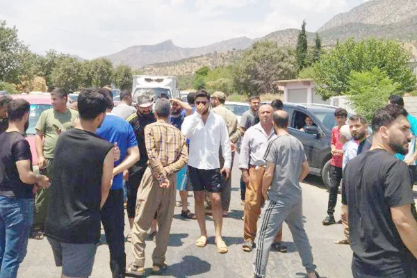 Behdînan halkı, Türk saldırılarını protesto etti