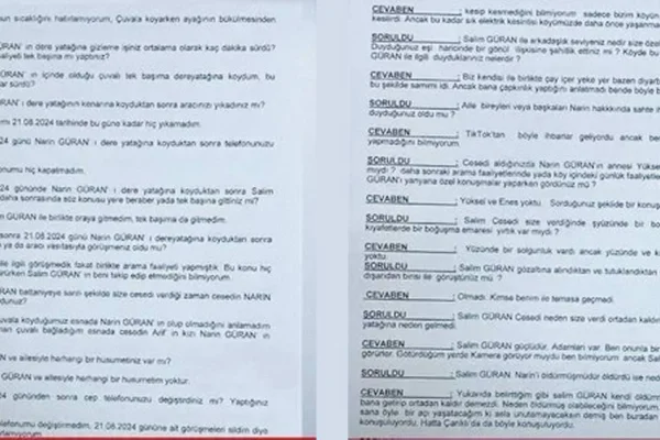 Narin toprağa verildi, itiraflar da başladı