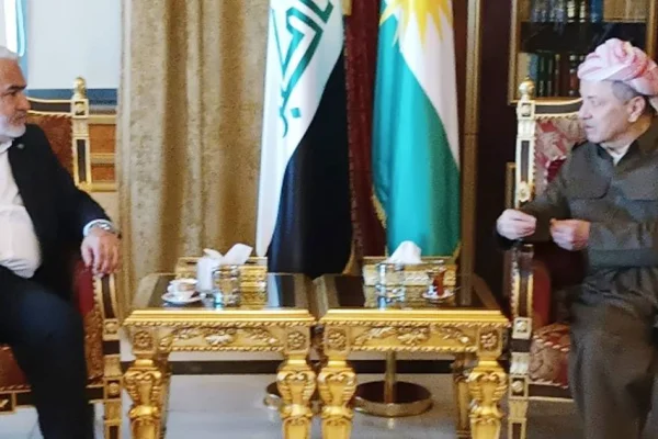 Barzani ittifak resmine girdi
