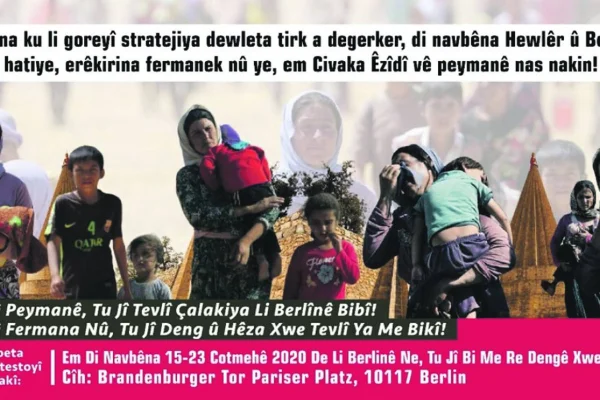 Êzîdî kurumları eylemde