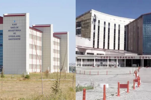 Qers'ın iki hastanesinde 15 bölüm kapalı