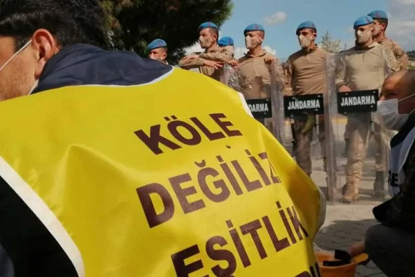 İşçilerden direnişe devam