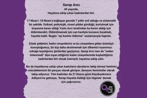 Serap için dayanışmaya