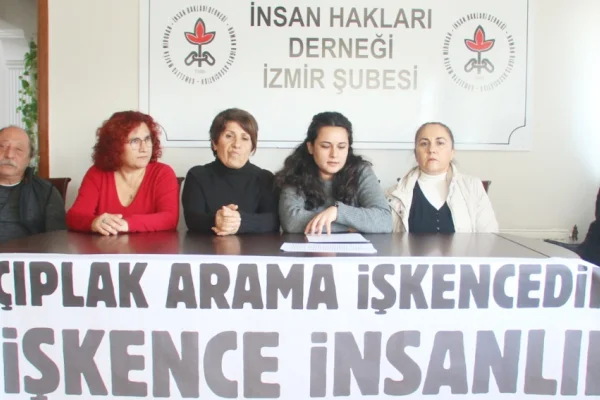Sendikalılara çıplak arama